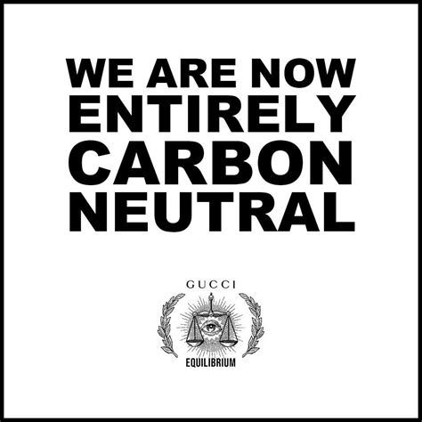 gucci carbon neutral challenge|Gucci has gone carbon neutral – but what else can .